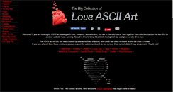 Desktop Screenshot of loveascii.com